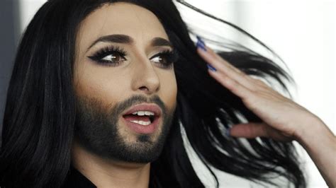 Bearded Drag Queen Conchita Wurst Favourite To Win Eurovision Daily