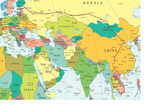 Map Of Europe And Asia Countries United States Map