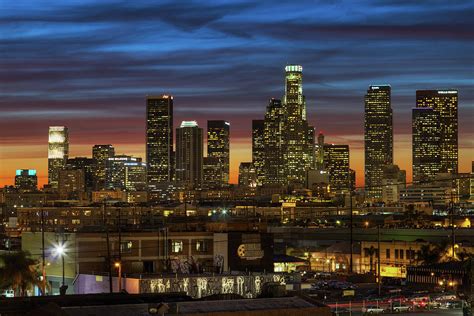 Downtown At Dusk By Shabdro Photo