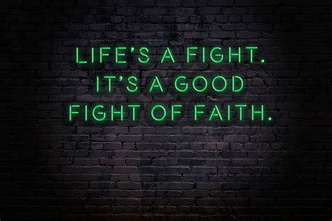 Fighting The Good Fight Of Faith Word Of Life Ministries Of All Nations
