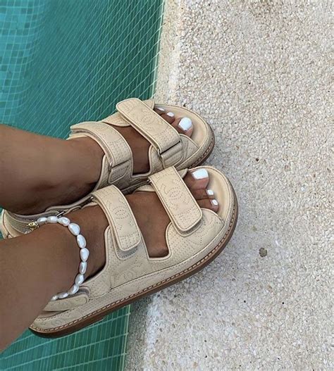 On Twitter Nude Chanel Sandals Dr Shoes Cute Shoes Me Too