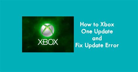 How To Xbox One Update And Fix Update Error Guidesmania