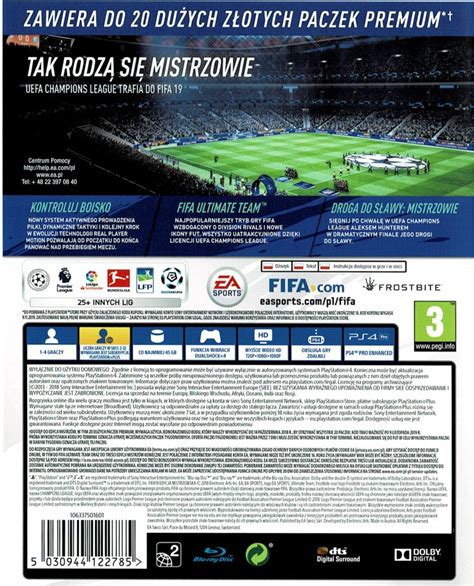Fifa 19 Champions Edition 2018 Playstation 4 Box Cover Art Mobygames