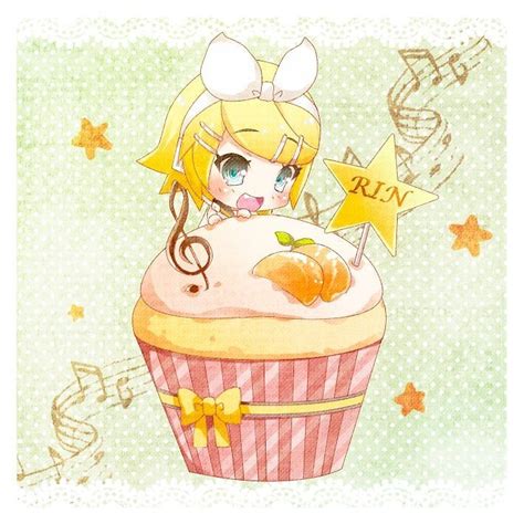 Rin Cupcake Anime Chibi Anime Chibi