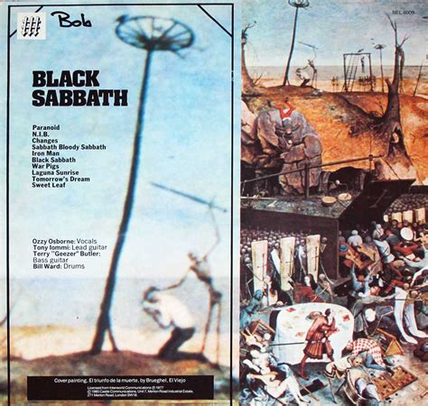 Black Sabbath Greatest Hits Compilation Album Released In 1977 On The