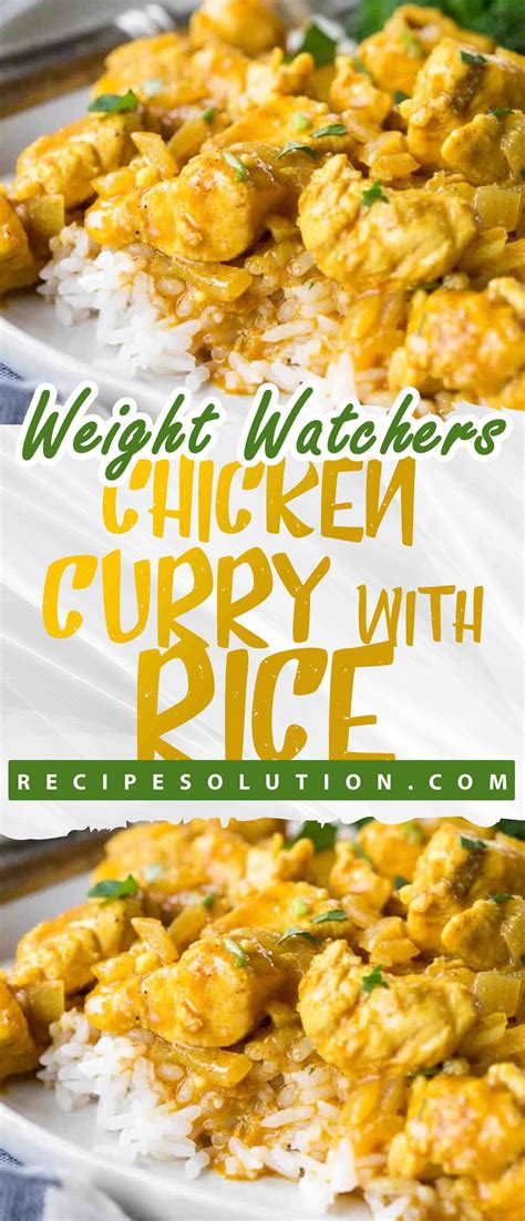 Chicken Curry With Rice In 2020 Healthy Chicken Curry Curry Chicken Recipes