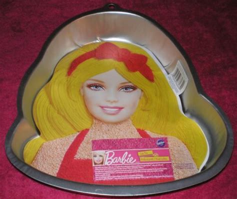 wilton cake pan barbie doll new includes detailed baking and decorating tips ebay