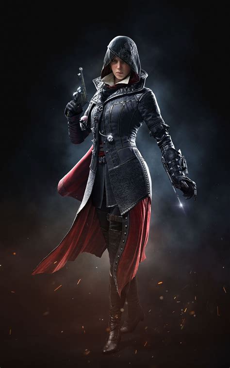 Evie Black Bg Characters And Art Assassins Creed Syndicate