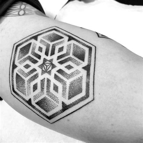 50 Small Geometric Tattoos For Men Manly Shape Ink Ideas