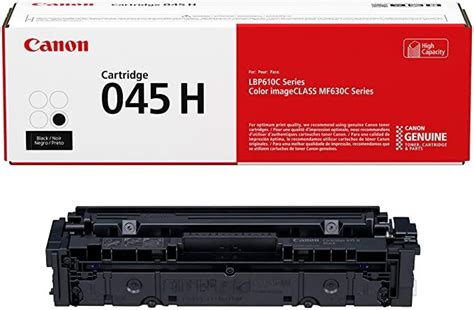 The canon color imageclass mf634cdw laser toner from ld products is a professionally remanufactured laser toner cartridge that is guaranteed to meet or purchasing our canon color imageclass mf634cdw laser toner is an excellent way to save money without sacrificing quality. Amazon.com: Canon Genuine Toner, Cartridge 045 Black, High ...