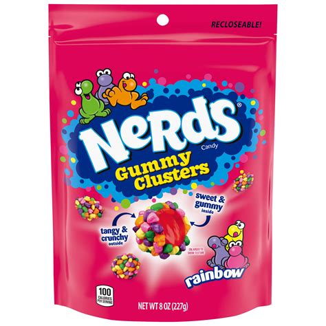 Nerds Gummy Clusters Rainbow Candy 8 Oz Bag