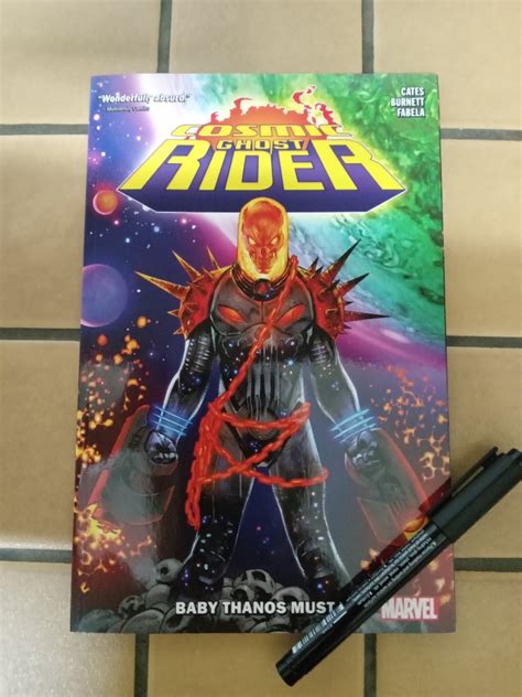 Cosmic Ghost Rider Baby Thanos Will Die Tpb Geoff Shaw Cover Art