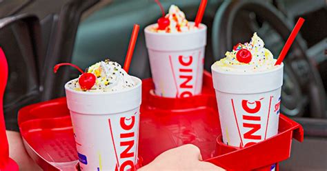 12 Price Sonic Drive In Shakes Floats And Ice Cream Slushes All Day On 829 Hip2save
