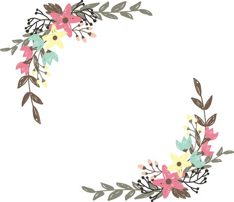 2281 × 320 px file format: Clipart borders wildflower, Clipart borders wildflower ...