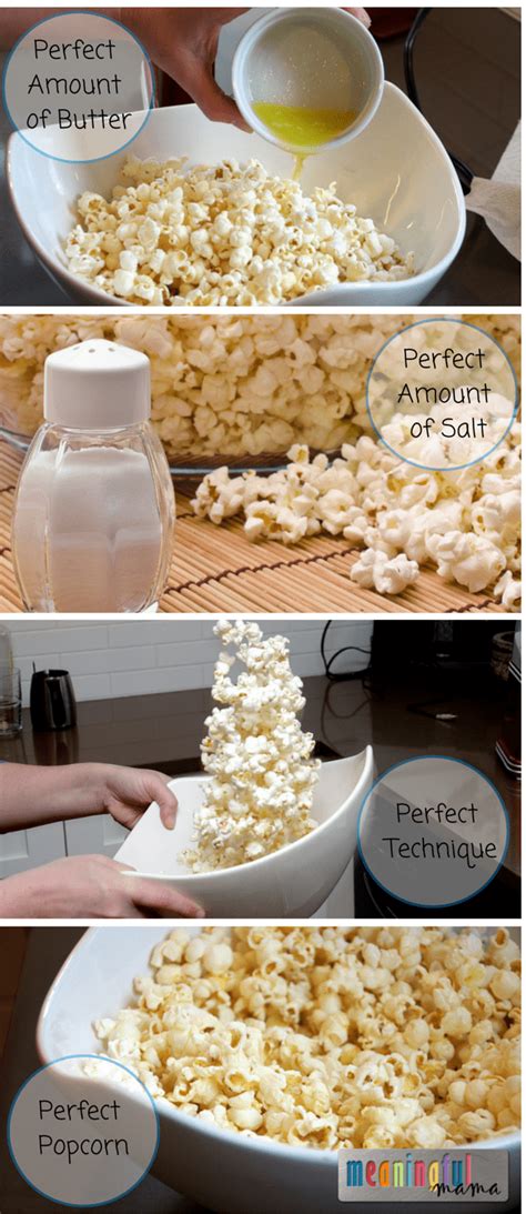 Perfect Popcorn To Butter Ratio