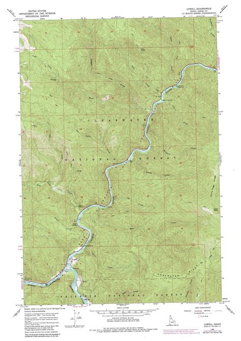 Lowell Topographic Map Id Usgs Topo Quad 46115b5