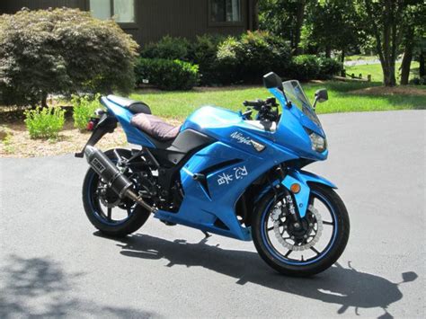Buy 2010 Metallic Island Blue Kawasaki Ninja 250r With On 2040 Motos