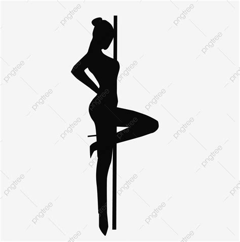 pole dancing silhouette png images sexy beauty of steel pole dance