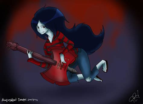 Marceline And Her Ax Guitar By Baconlovingwizard On Deviantart