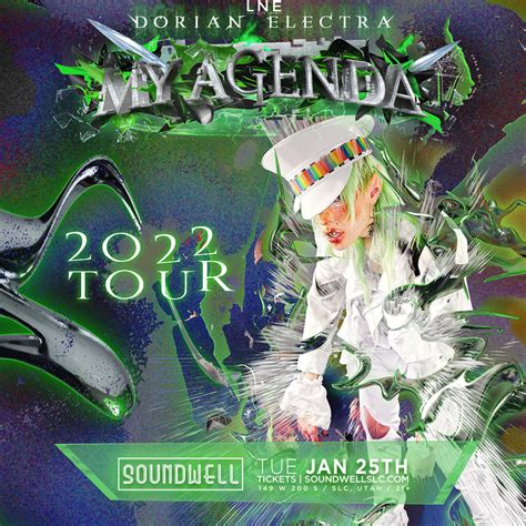 dorian electra my agenda world tour at soundwell tickets at soundwell in salt lake city by