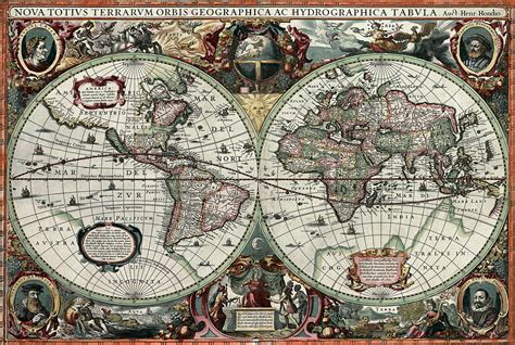 Historical Old World Map 1000pc Jigsaw Puzzle By Tomax
