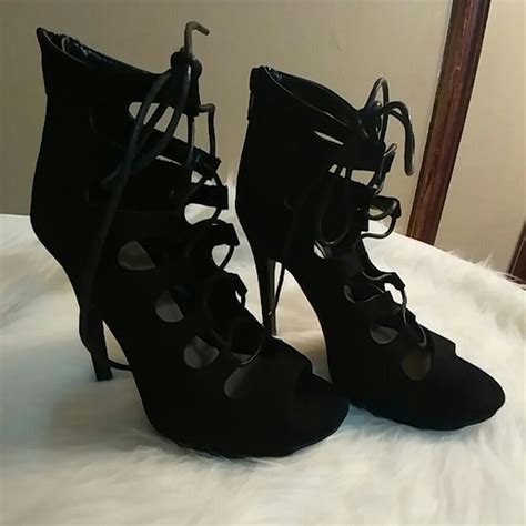 Easy Pickins Shoes Brand New Lexie Lace Up Heels Poshmark