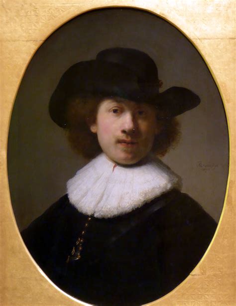 Rembrandt Autoportrait 1632 Burrell Collection Glasgow Great