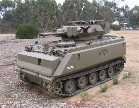 Australian M113 Fire Support Vehicle At Puckapunyal Army