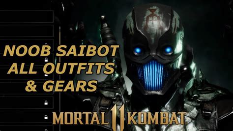 Noob Saibot All Gears And Skins Mk11 Youtube