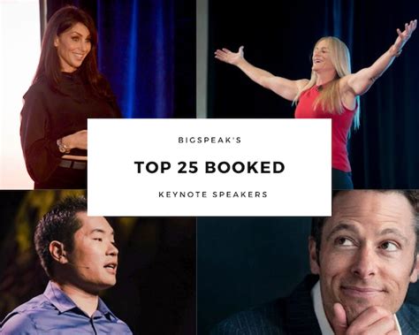 Top 25 Booked Business Keynote Speakers Bigspeak Speakers Bureau