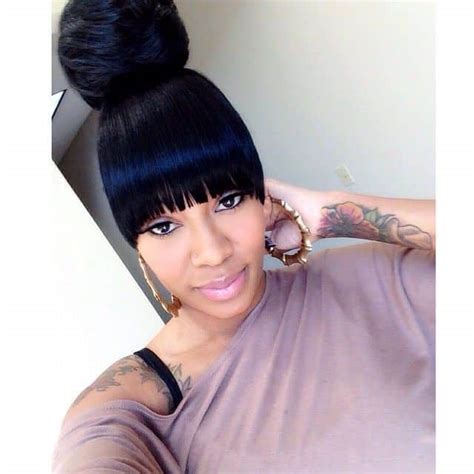 17 Unbeatable Weave Ponytails With Bangs 2024