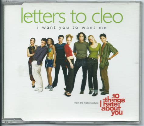 Letters To Cleo I Want You To Want Me 1999 Cd Discogs