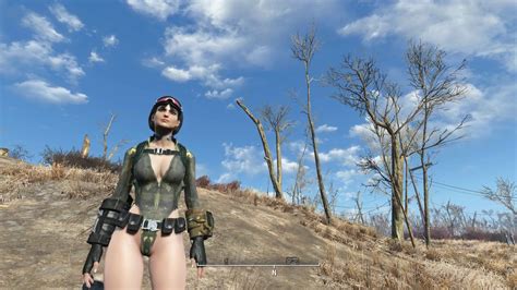 Fallout 4 Mod Review Streetfighter 5 Cammy Tactical Suit CBBE Curvy