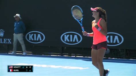 Clara Burel Def Dalayna Hewitt Match Highlights Qf Australian Open