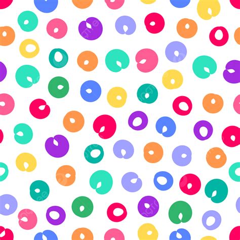 Polka Dot Pattern In Doodle Style Polka Dots Polka Dot PNG And Vector With Transparent