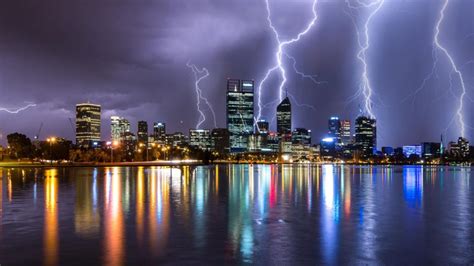 Perth Weather Thunderstorms And Heavy Rain Expected After Hot Humid