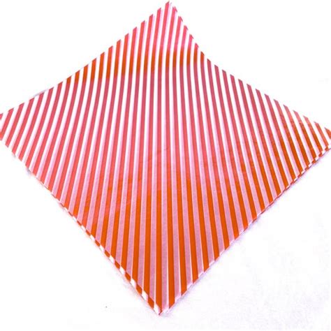 12 Red Stripe Wax Paper Sheets Pink Lemonade Party Shop Etsy