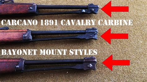 Taking A Look At Three Different Types Of Bayonet Mounts On Italian Carcano M1891 Cavalry