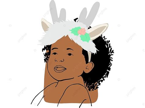พื้นหลังมือวาดโครงร่างของสาวแอฟริกันที่มีตัวอย่างสีผิวชุดคริสต์มาสบนใบหน้าของเธอ รูปถ่าย และรูป