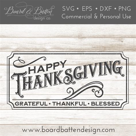Happy Thanksgiving Yall Svg File Board And Batten Design Co