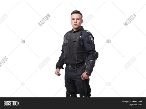 Armed Police Officer Image And Photo Free Trial Bigstock