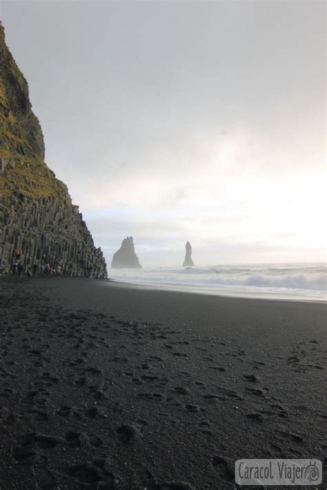La Playa De Arena Negra En Islandia Guía De Visita Caracol Viajero