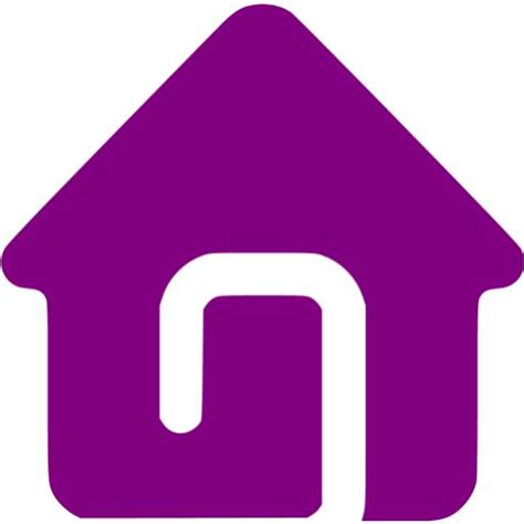 Purple Home 4 Icon Free Purple Home Icons