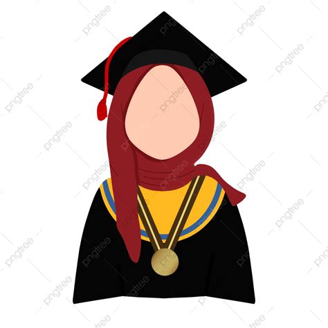 Faceless Girl Clipart Transparent Png Hd Cartoon Image Of Graduation