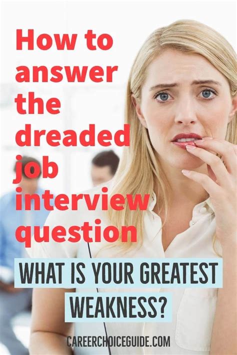 How To Answer The Dreaded Interview Question What Is Your Greatest Weakness Nurse Job