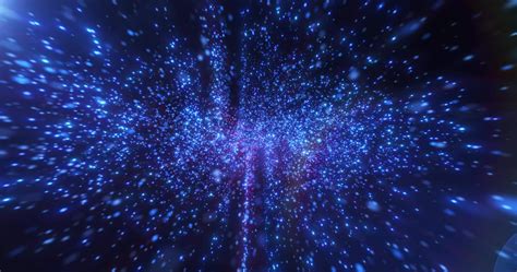 Abstract Background With Moving And Shimmering Particles With Energy