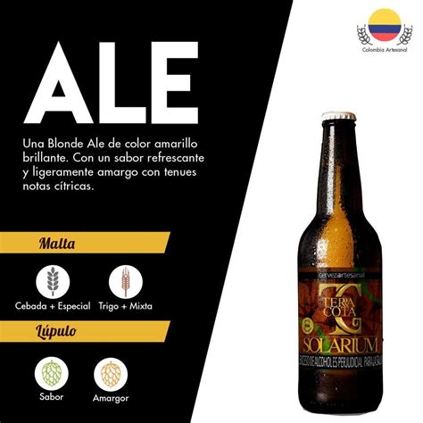 Solarium Es Una Cerveza Tipo Blonde Ale De Color Amarillo Brillante De Bajo Amargor Ligera Y