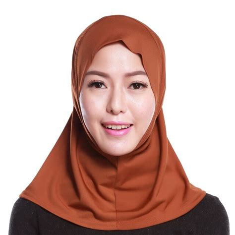 Fashion Women Hijabs Neck Cover Scarf Bonnet Full Cover Inner Hijab Cap