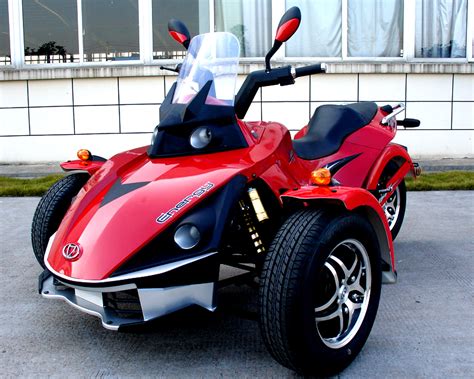 Lightweight, powerful, stable and high performer three wheel electric battery powered scooters perfect for safe riding. 250cc 3 Wheel Spyder Reverse Trike. Automatic. Street ...