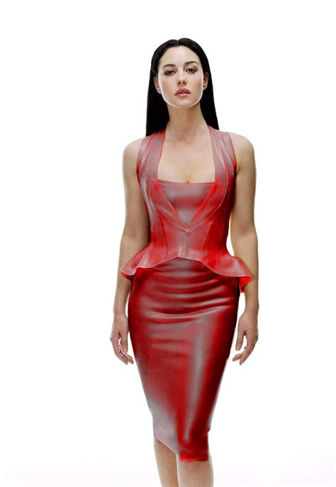 Monica Bellucci Latex Dress V11 Vibrant Red 5 By Elisabetam On Deviantart